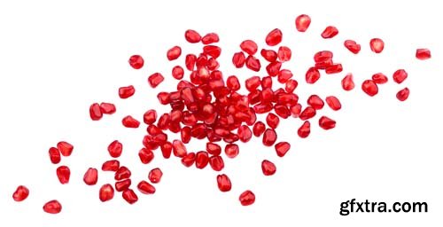 Pomegranate Seeds Isolated - 5xJPGs