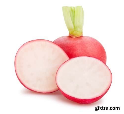 Radish Isolated - 15xJPGs