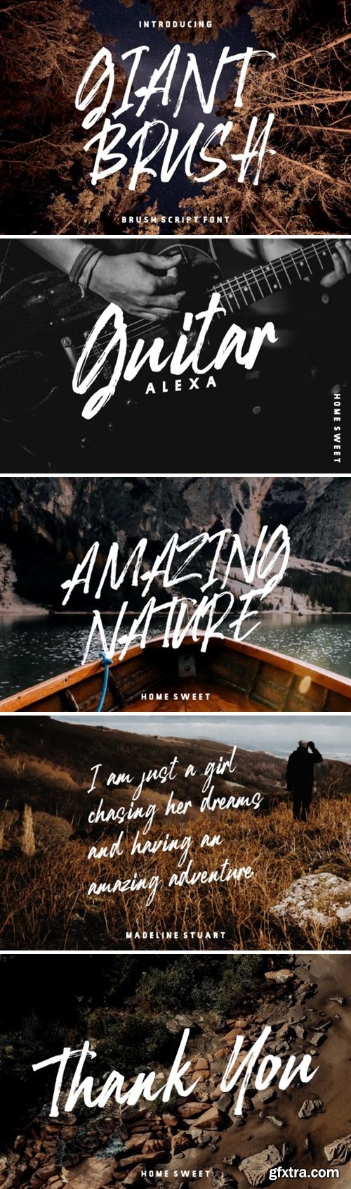 Giant Brush Font