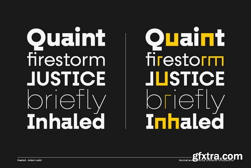 Fractul Font Family