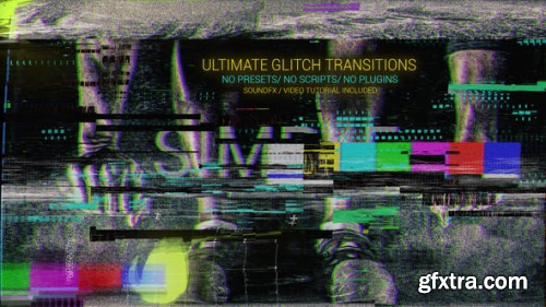 VideoHive Glitch Transitions 21599820