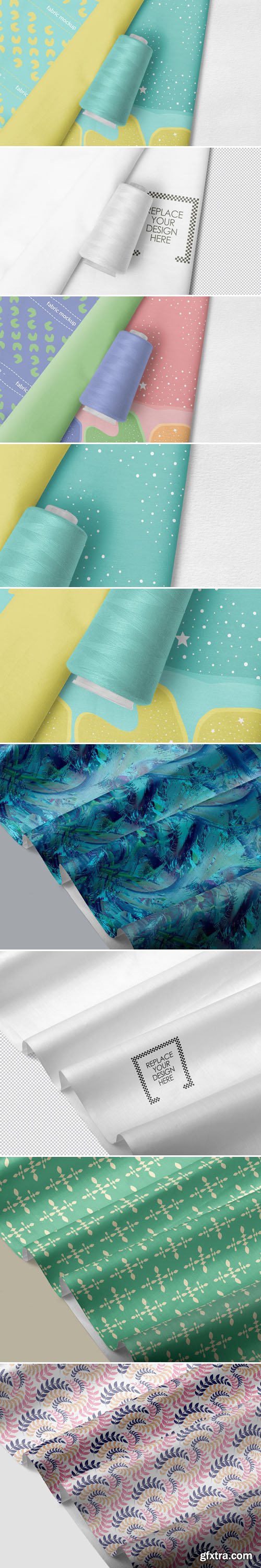 Photorealistic Fabric PSD Mockups