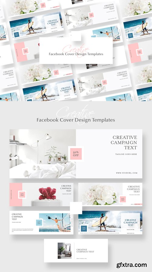 6 Creative Facebook Cover Templates