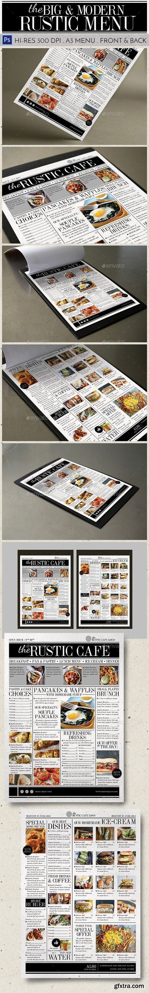 GraphicRiver - Big & Modern Rustic Menu 20269020