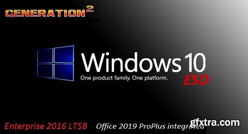 Windows 10 Enterprise 2016 LTSB x64 Incl Office 2019 x64 May 2019