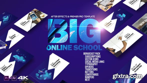 VideoHive Big Online School Broadcast Pack 23561033