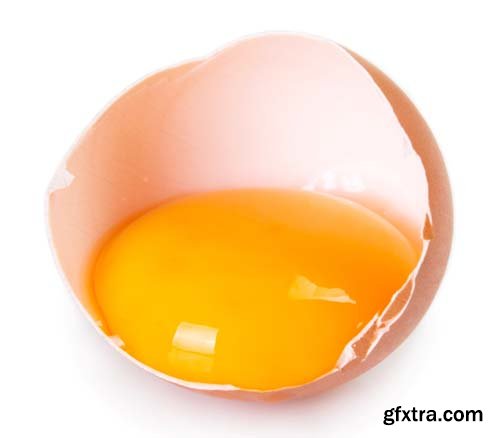 Raw Eggs Isolated - 6xJPGs