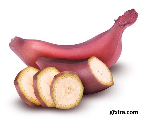 Red Banana Isolated - 7xJPGs