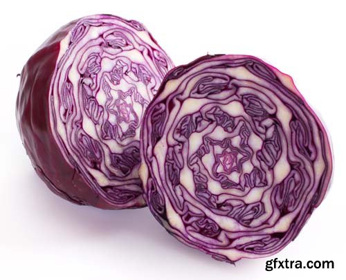 Red Cabbage Isolated - 10xJPGs