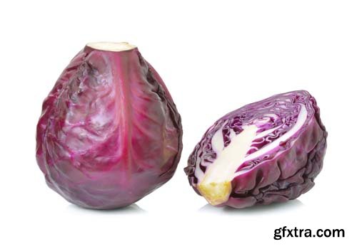 Red Cabbage Isolated - 10xJPGs