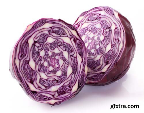 Red Cabbage Isolated - 10xJPGs