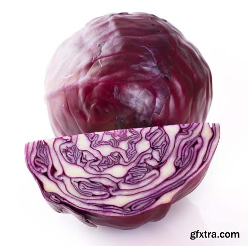 Red Cabbage Isolated - 10xJPGs