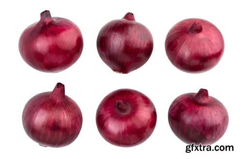 Red Onions Isolated - 15xJPGs