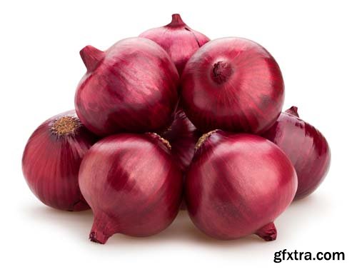 Red Onions Isolated - 15xJPGs