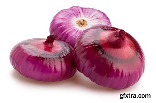 Red Onions Isolated - 15xJPGs