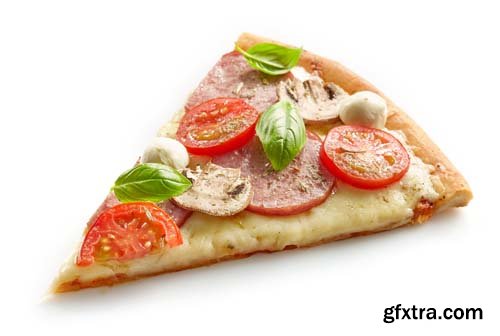 Slice Of Pizza Isolated - 10xJPGs