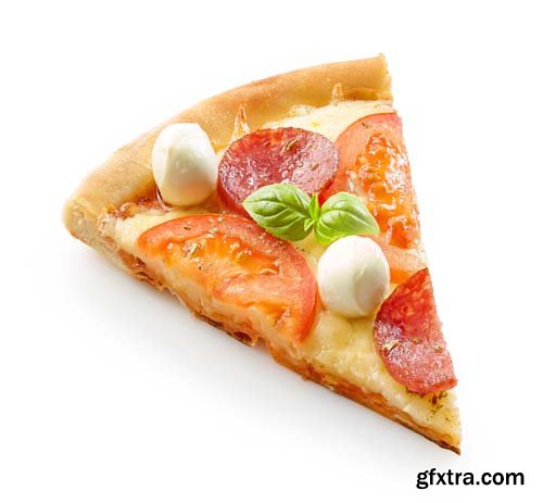 Slice Of Pizza Isolated - 10xJPGs