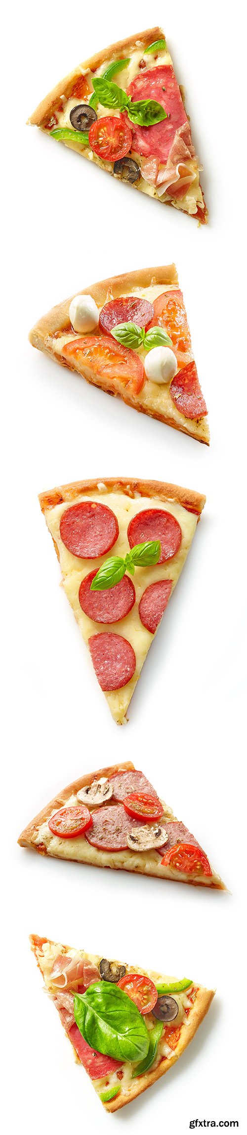 Slice Of Pizza Isolated - 10xJPGs