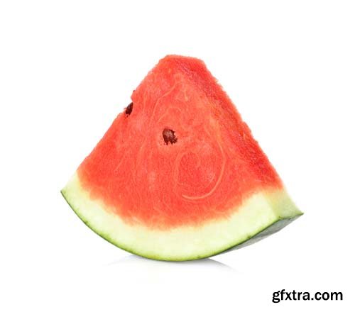 Sliced Of Watermelon Isolated - 5xJPGs