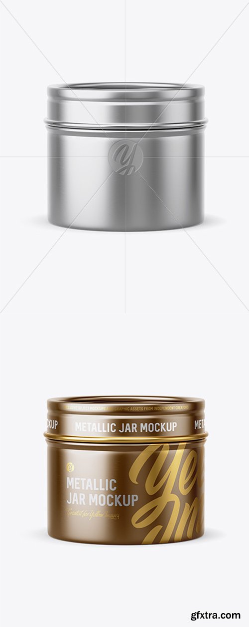 30g Metallic Jar Mockup 42111