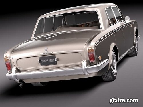 Rolls-Royce Silver Shadow 1965 1980 3D Model