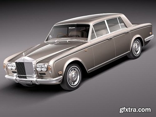 Rolls-Royce Silver Shadow 1965 1980 3D Model