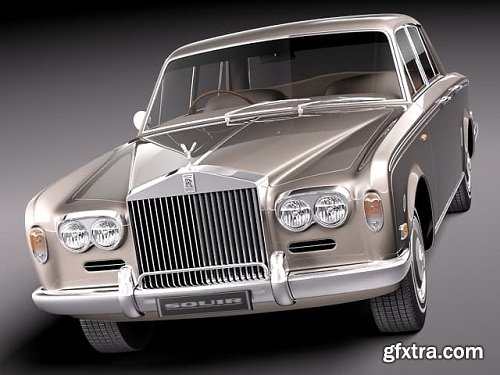 Rolls-Royce Silver Shadow 1965 1980 3D Model