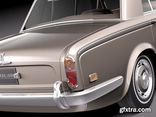 Rolls-Royce Silver Shadow 1965 1980 3D Model