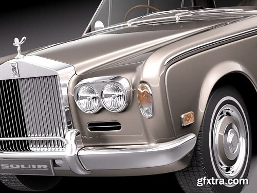 Rolls-Royce Silver Shadow 1965 1980 3D Model