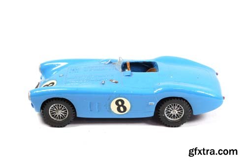 Vintage Retro Sports Car Child Toy Isolated - 12xJPGs