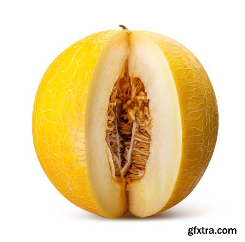 Yellow Melon Isolated - 6xJPGs