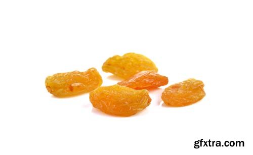 Yellow Raisins Isolated - 6xJPGs