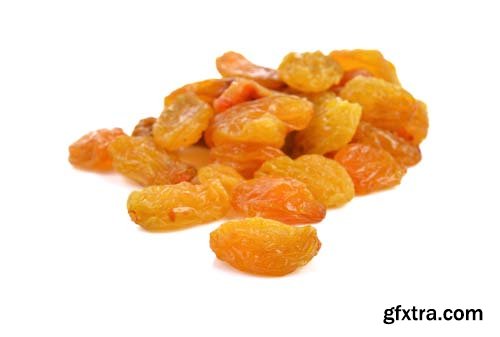 Yellow Raisins Isolated - 6xJPGs