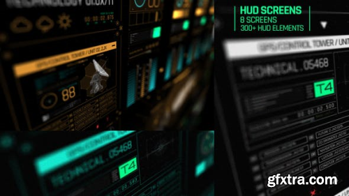 Videohive HUD Screens 22837246