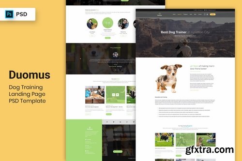 Dog Training - Landing Page PSD Template-02