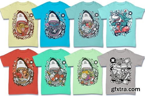 DealJumbo 224 Pro Cartoon T-shirt Designs