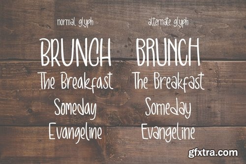 Brunch Brunch Font