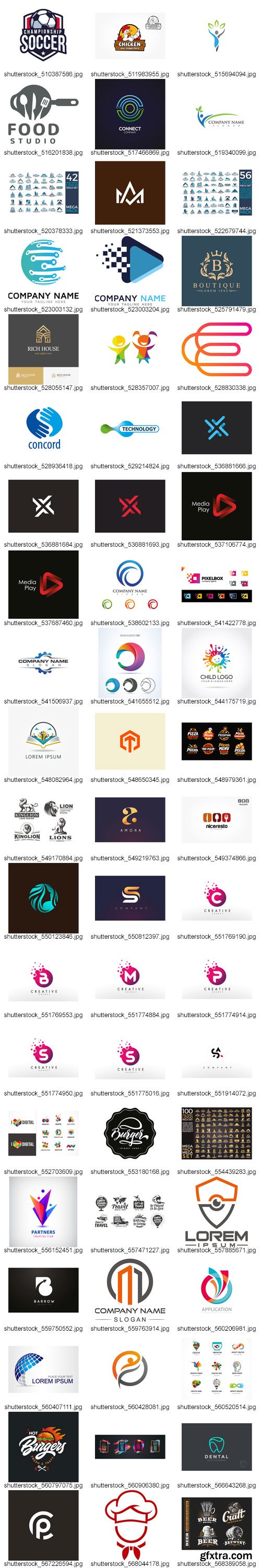 ShutterStock - Amazing Logo Archives - 750xEPS