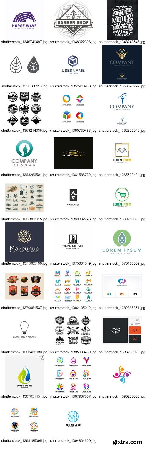 ShutterStock - Amazing Logo Archives - 750xEPS