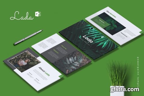 LADA Botanical - Powerpoint Google Slides and Keynote Templates