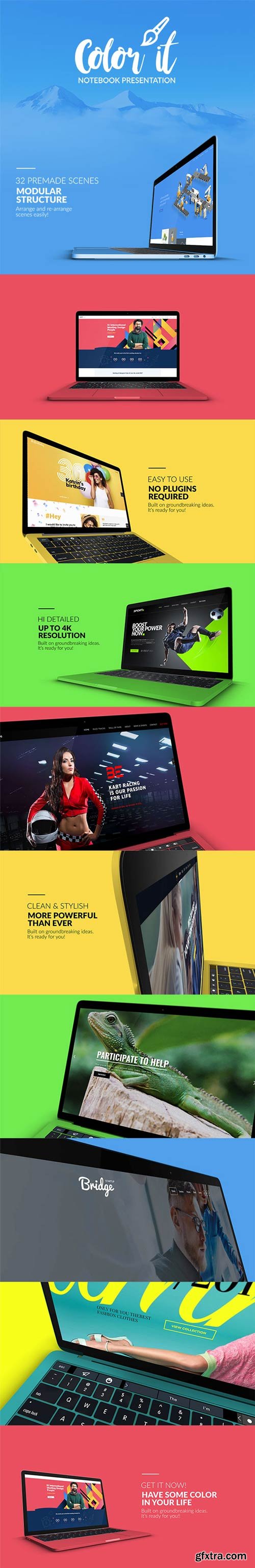 Videohive - Color it - Notebook Presentation - 21823853