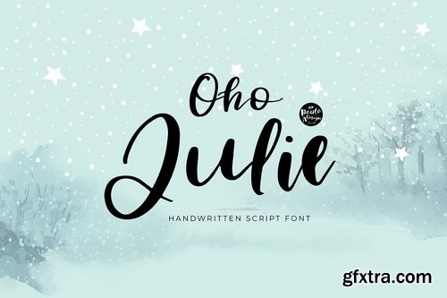 CM - Oho Julie Handwritten Script Font 3182128