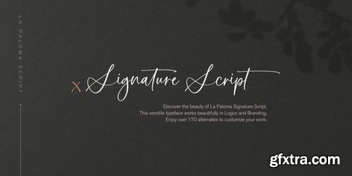 La Paloma Script Font Family