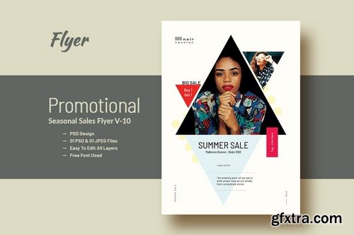 Promotional Product Sales Flyer V-10