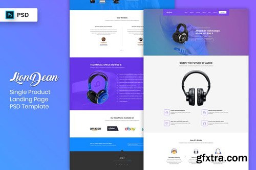 Single Product - Landing Page PSD Template-02