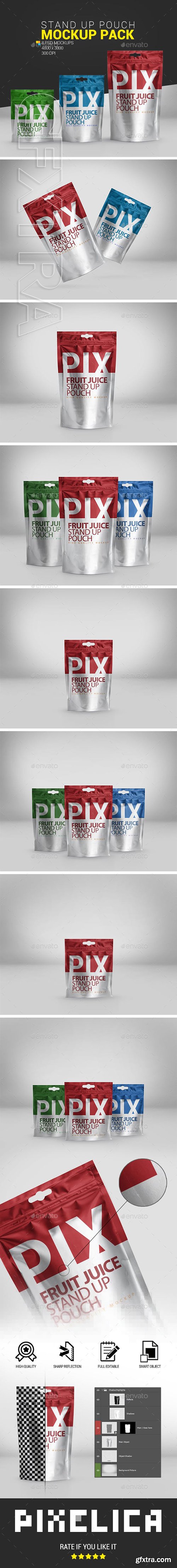 GraphicRiver - Foil Pouch Bag Mockup Pack 23604217