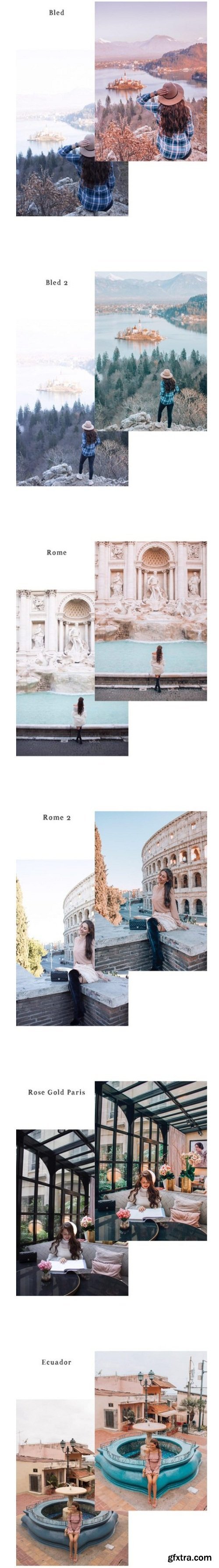 Around the World Collection Desktop & Mobile Presets