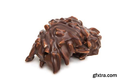 Biscuits In Chocolate Glaze Isolated - 6xJPGs