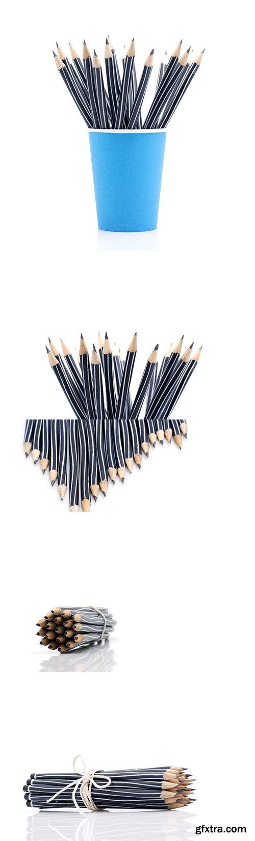 Bunch Of Pencil Isolated - 8xJPGs