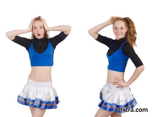 Cheerleader-2 Isolated - 15xJPGs